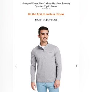 Vineyard Vines Sankaty Performance Quarter-Zip - Men’s Large